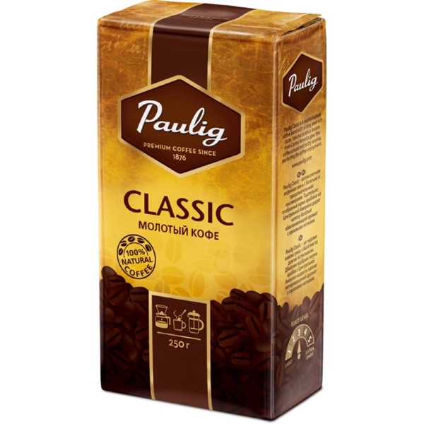 Молотый кофе Paulig Classic (250г).